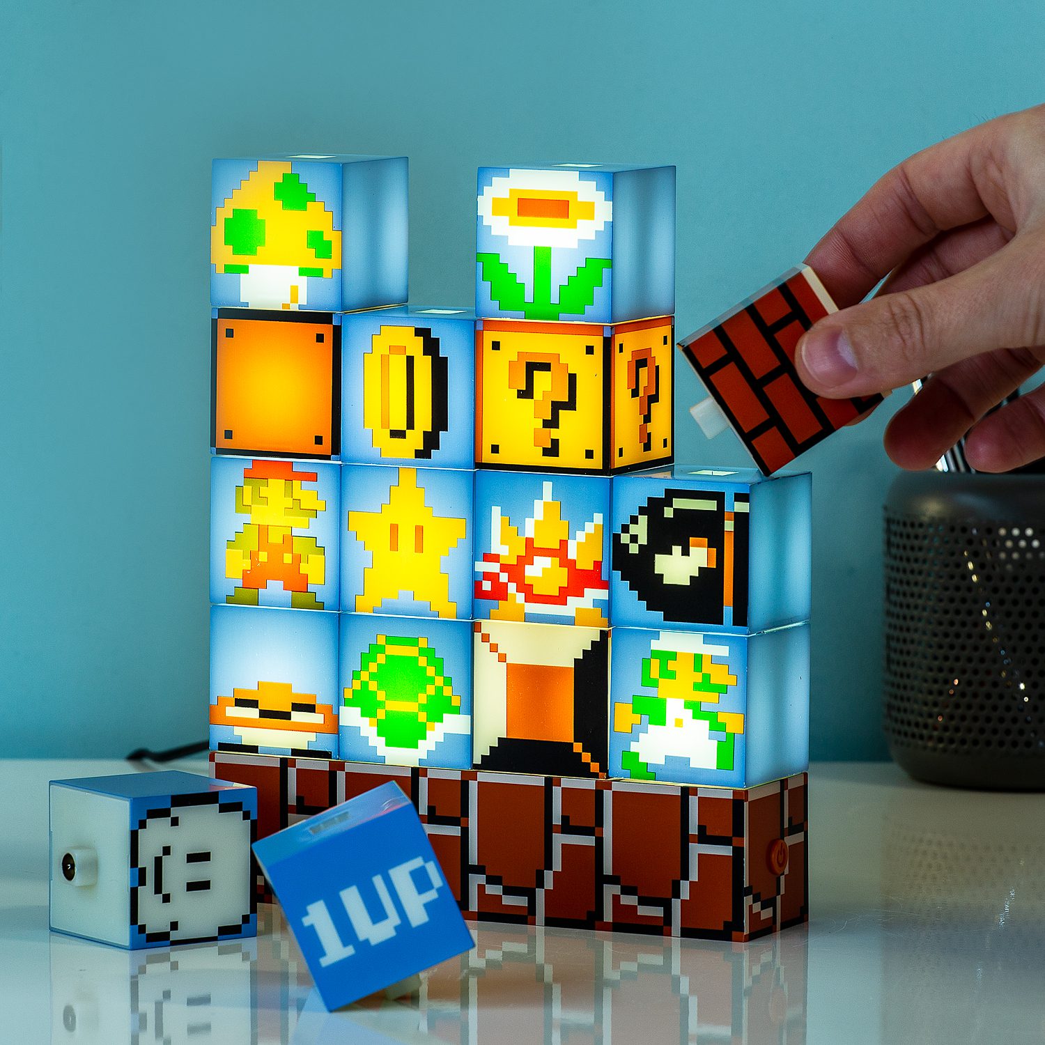 Super Mario Build A Level Lamp