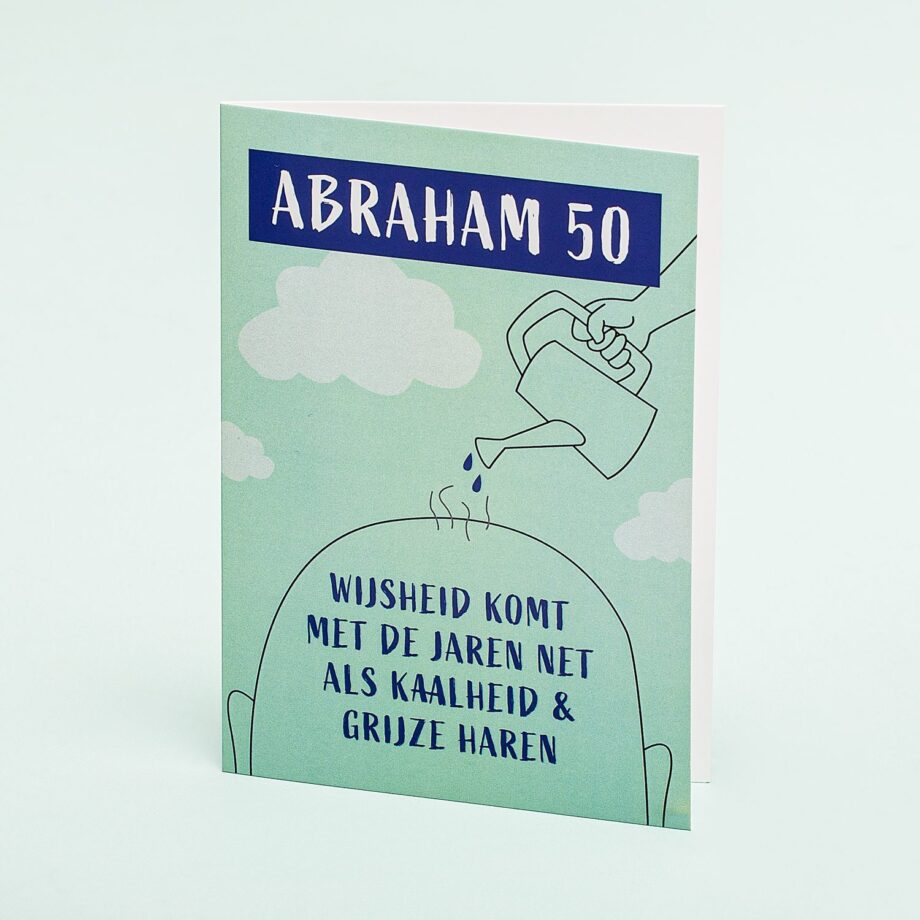 Wenskaart Abraham