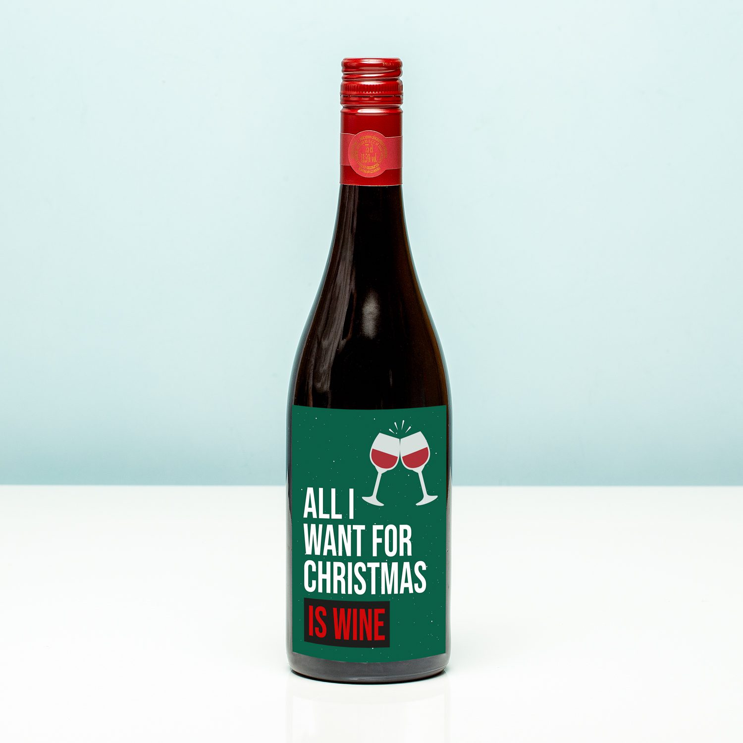 Kerst Wijnfles All I Want For Christmas Is Wine