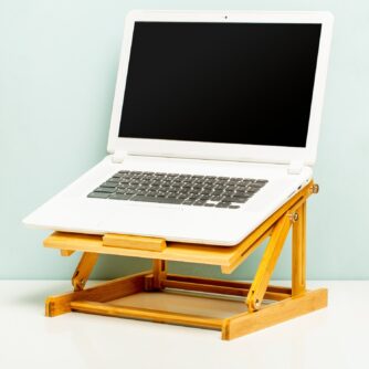 Bamboe laptopstandaard