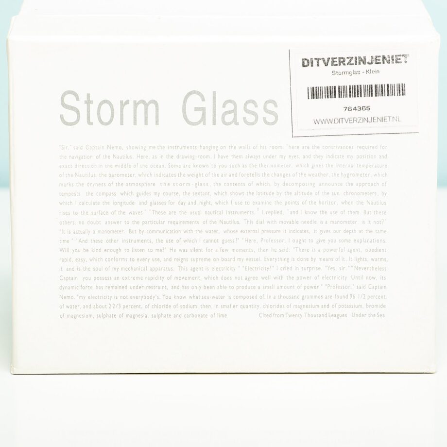 Druppel stormglas
