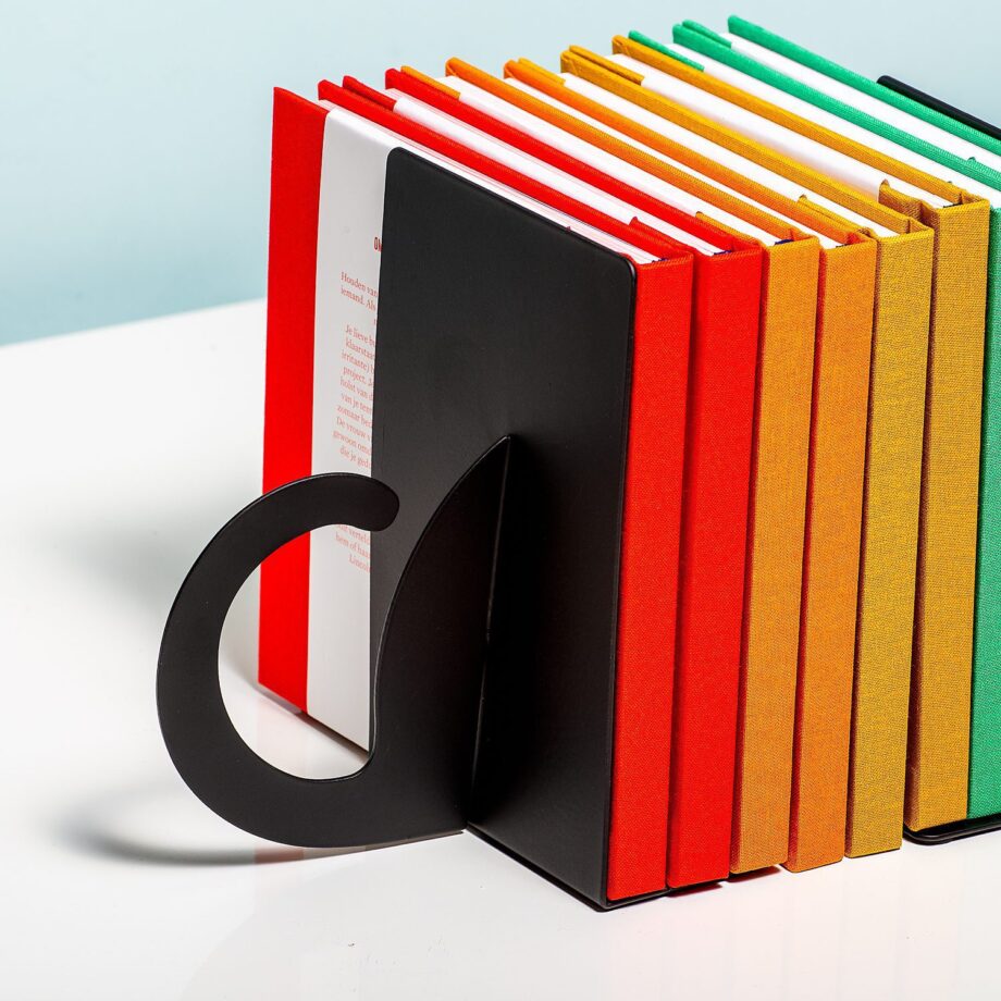 Verstopte kat boekensteun (set van 2)