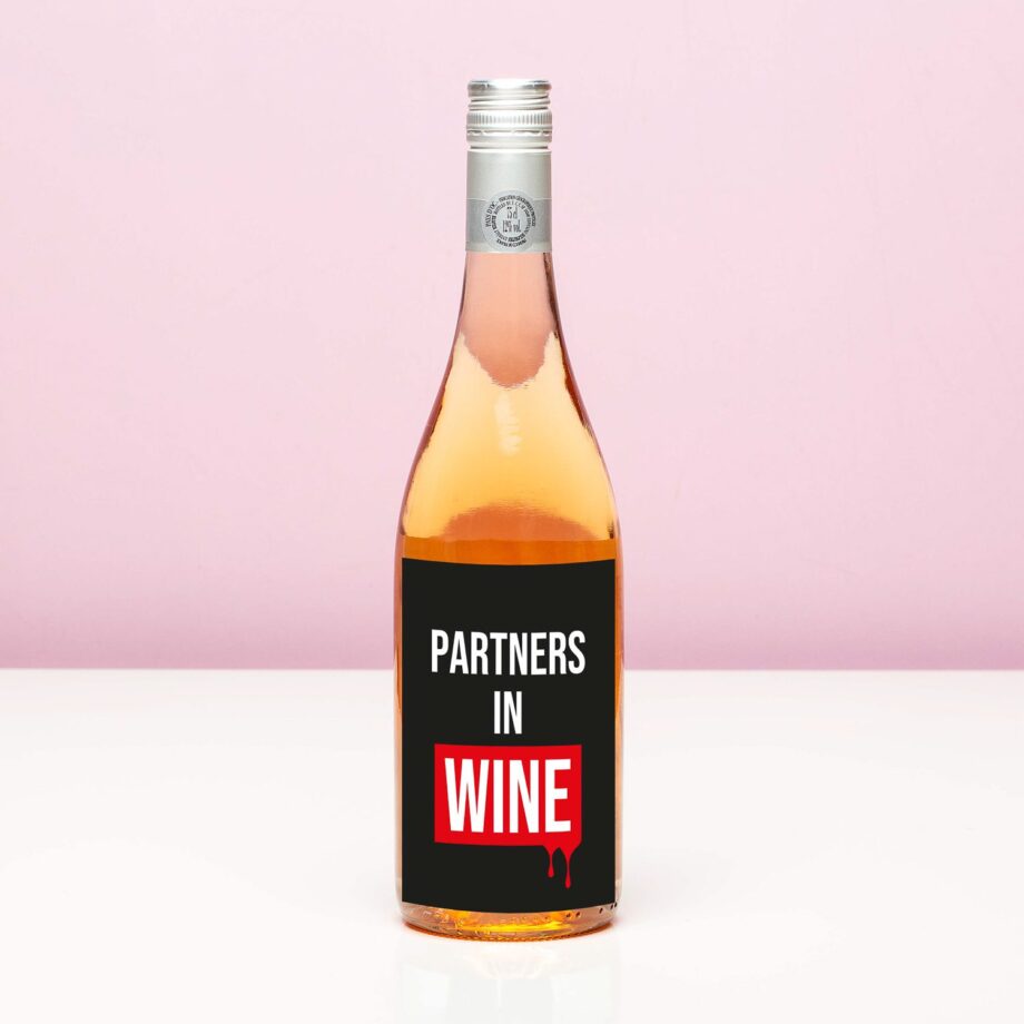 Wijnfles Partners in wine