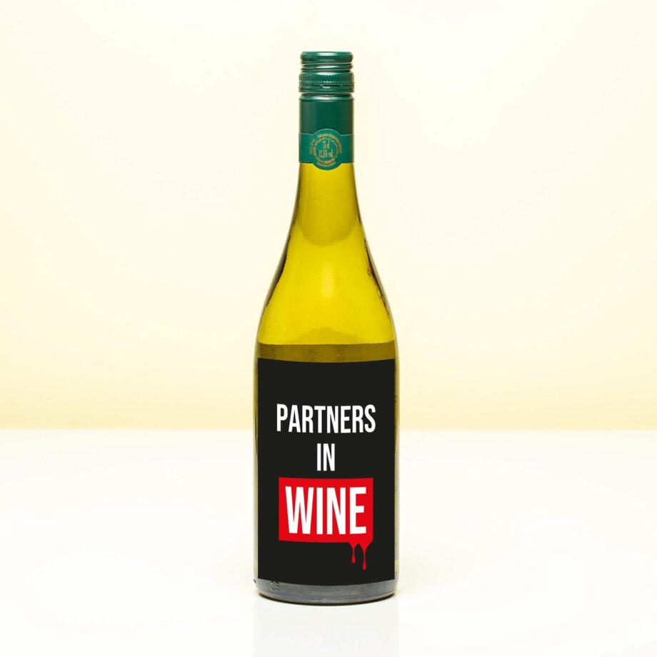 Wijnfles Partners in wine