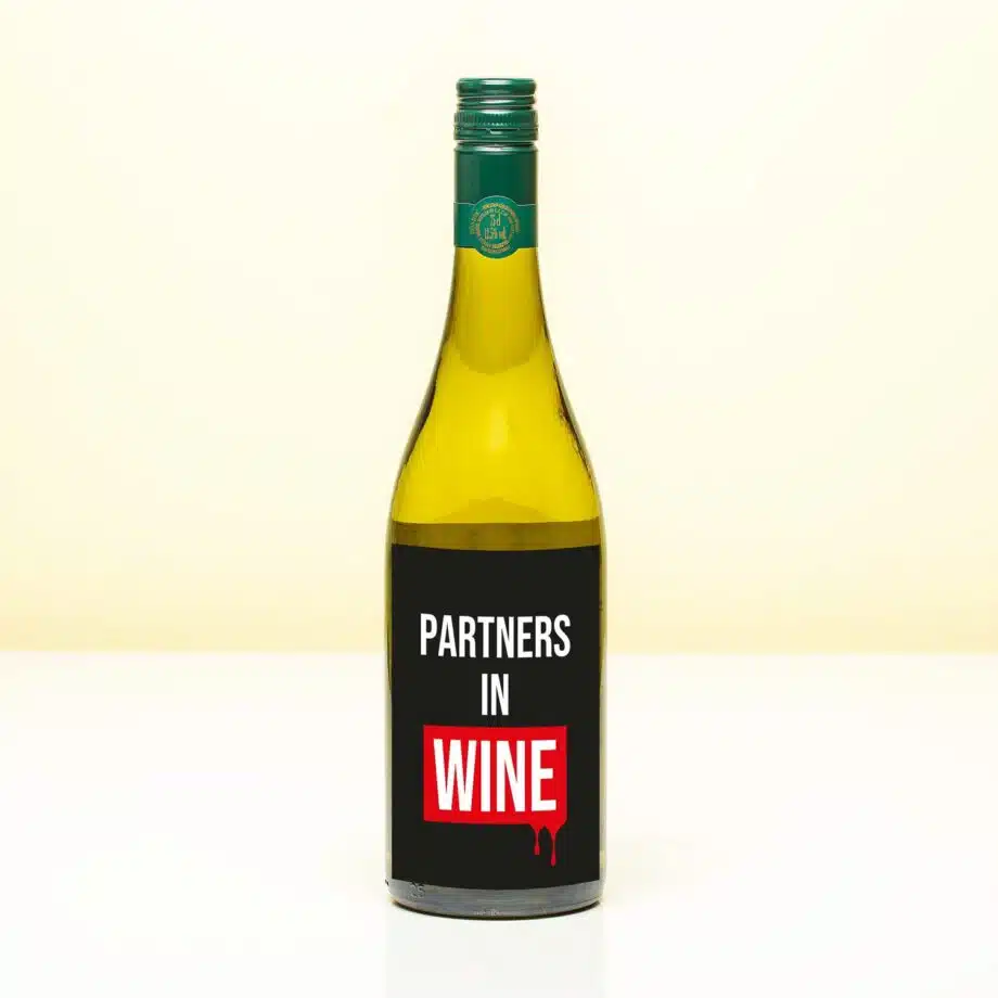 Wijnfles Partners in wine