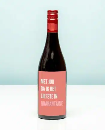 Wijnfles Quarantaine