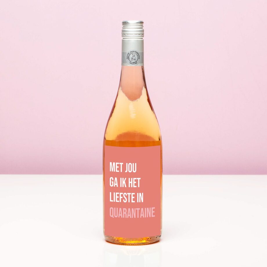 Wijnfles Quarantaine