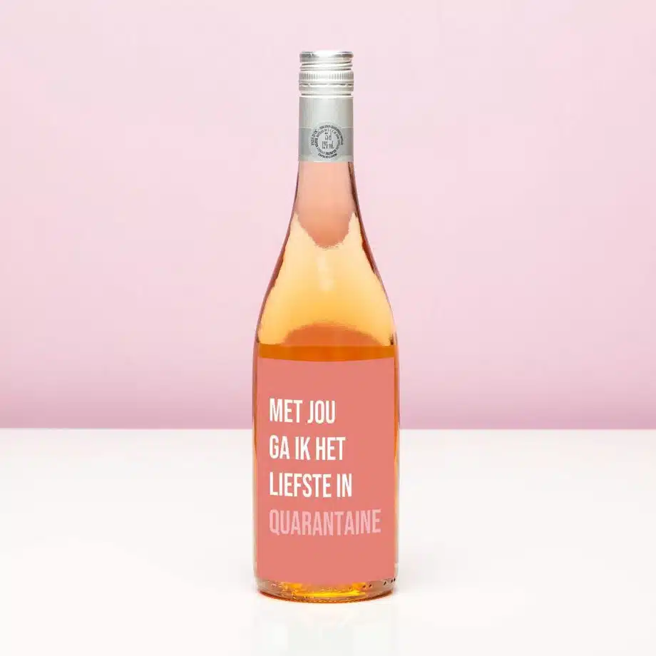 Wijnfles Quarantaine