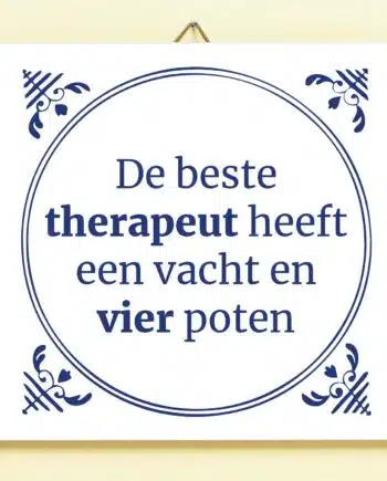 Tegeltje De beste therapeut