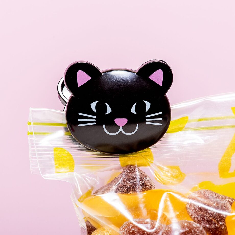 Kat bag clips (set van 6)