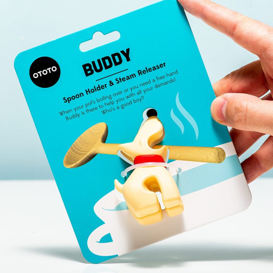 Buddy lepelhouder en stoom releaser