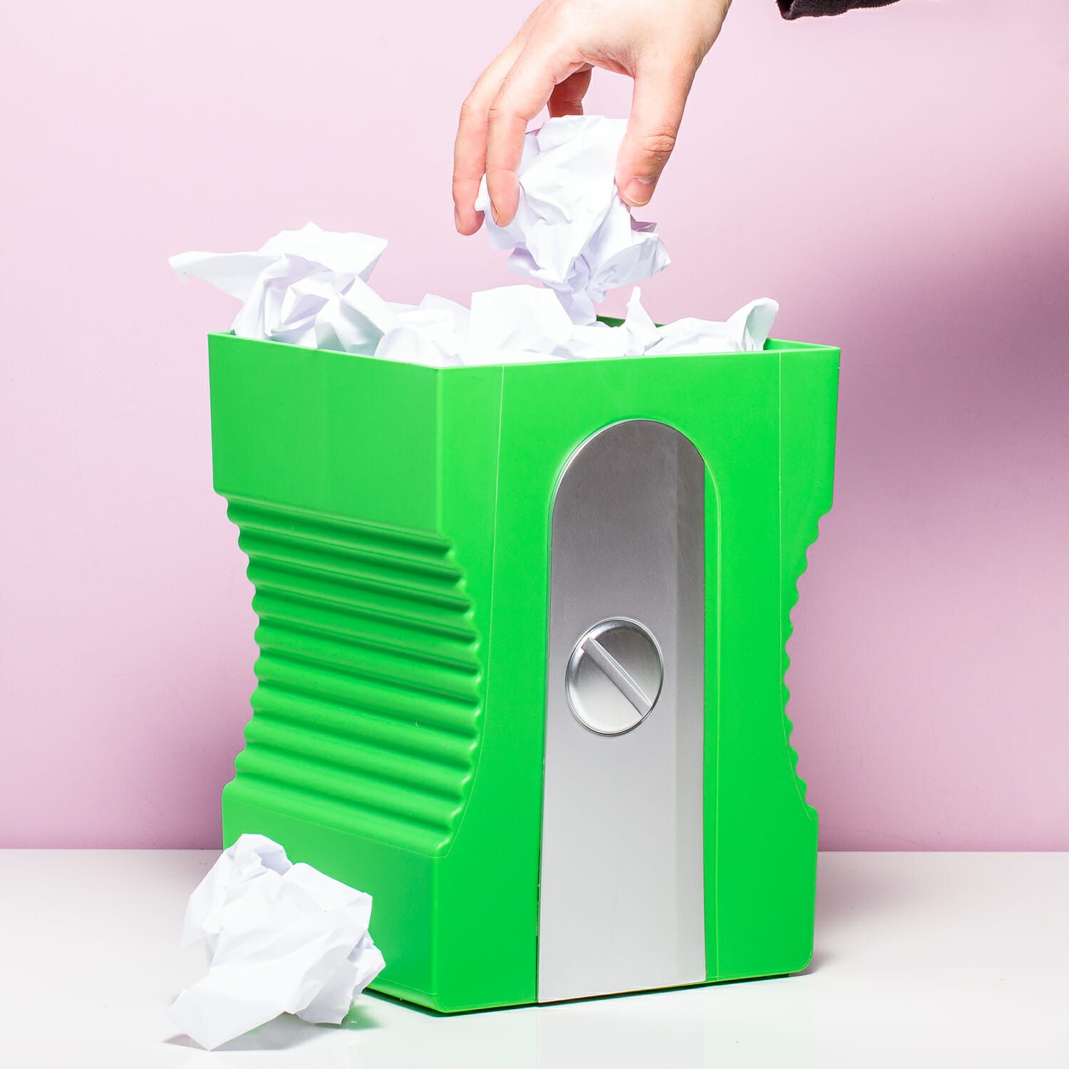 Puntenslijper Prullenbak - Groen Puntenslijper Prullenbak - Groen