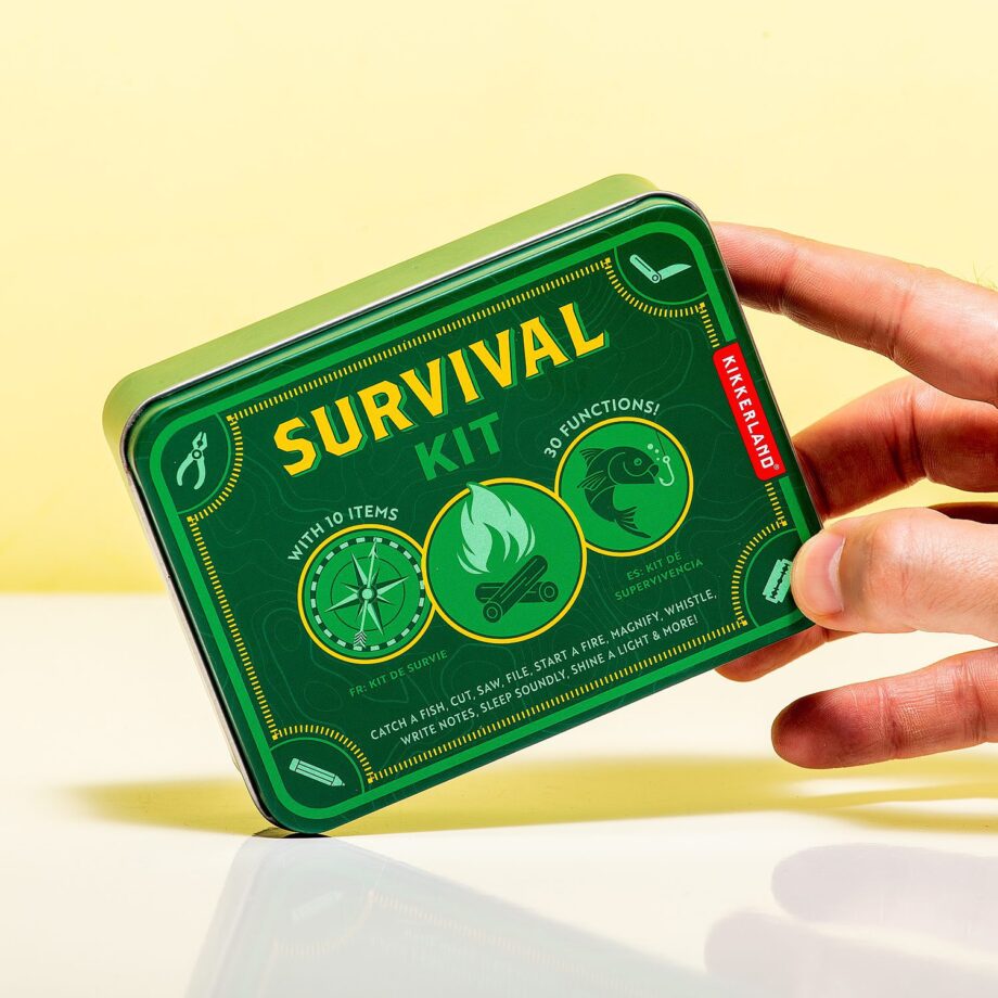 Survivalkit in een blikje