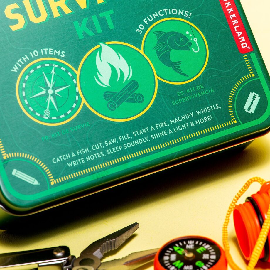 Survivalkit in een blikje