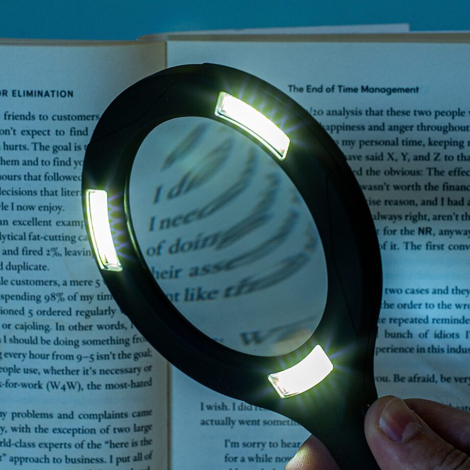 Vergrootglas met verlichting