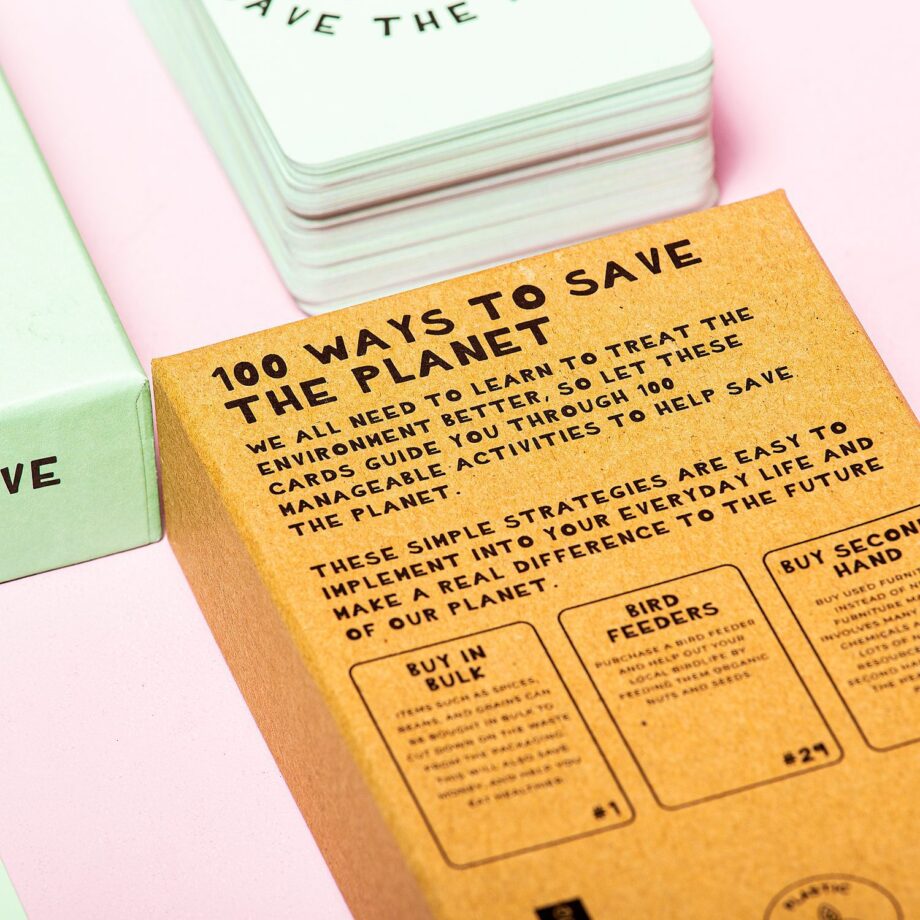100 Ways To Save The Planet kaarten