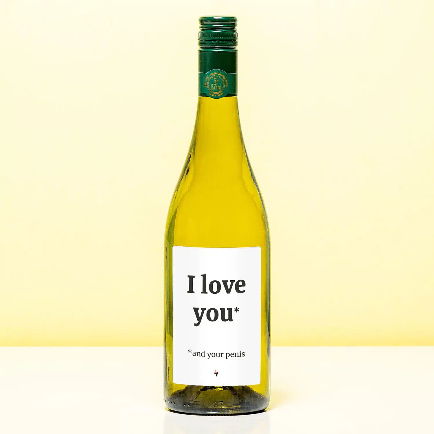 Wijnfles I love you (and your penis)
