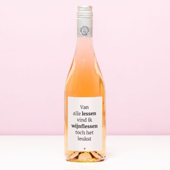 Wijnfles Van alle lessen - Rosé (Blush Rosé)