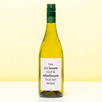 Wijnfles Van alle lessen