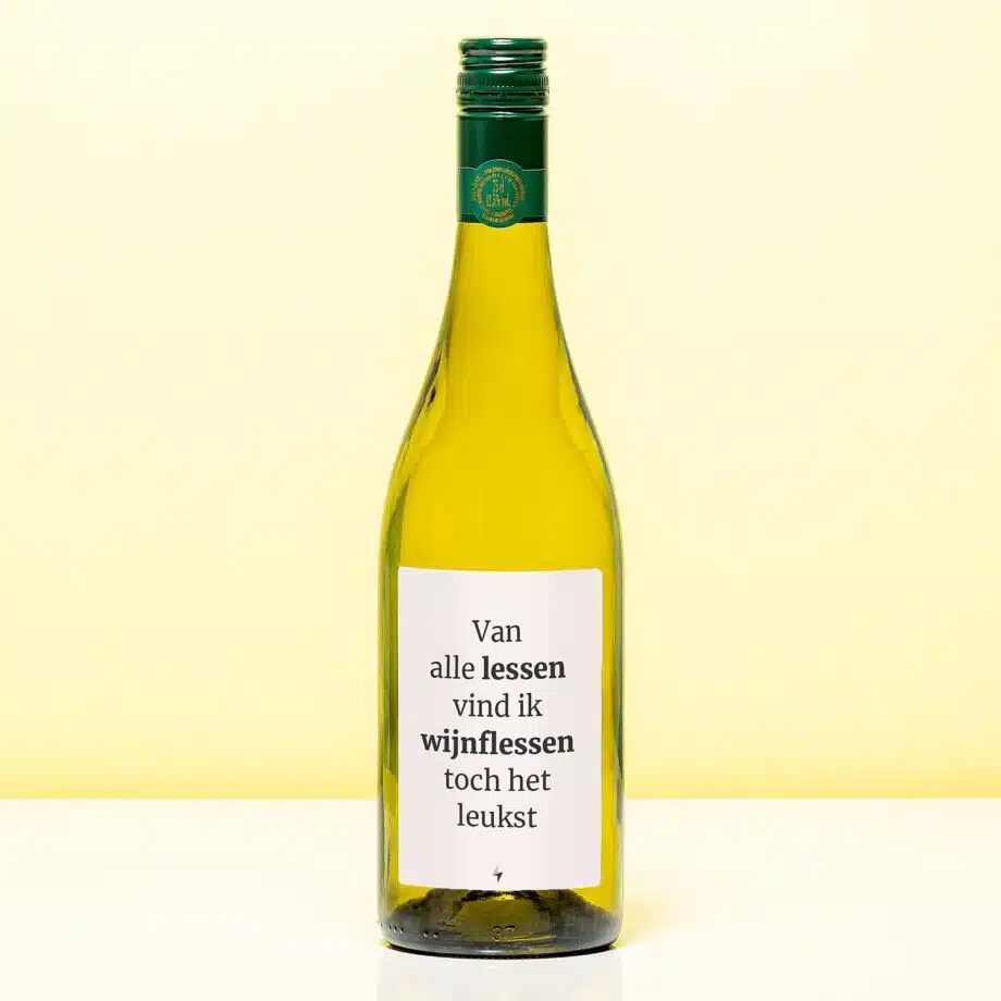 Wijnfles Van alle lessen