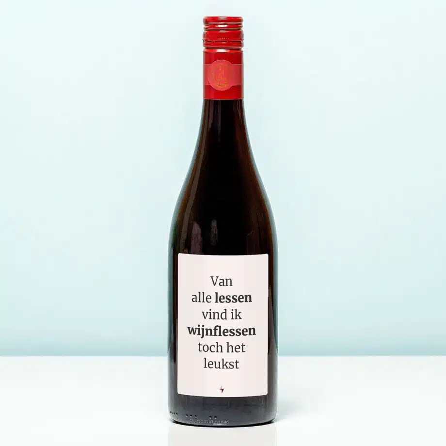 Wijnfles Van alle lessen