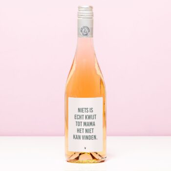 Wijnfles Niets kwijt - Rosé (Blush Rosé)