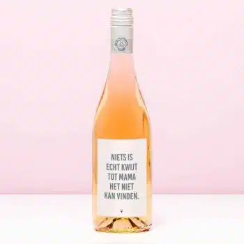 Wijnfles Niets kwijt - Rosé (Blush Rosé)