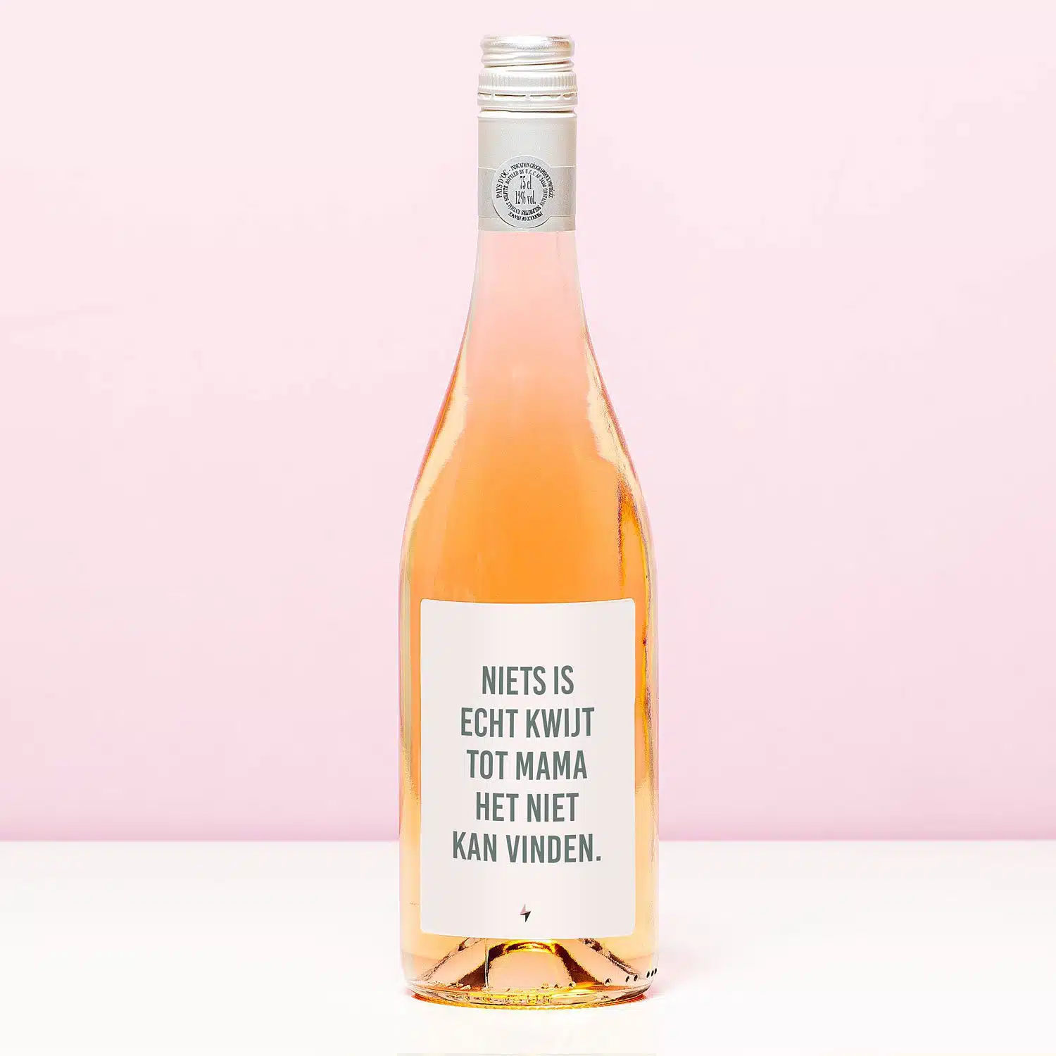 Wijnfles Niets kwijt