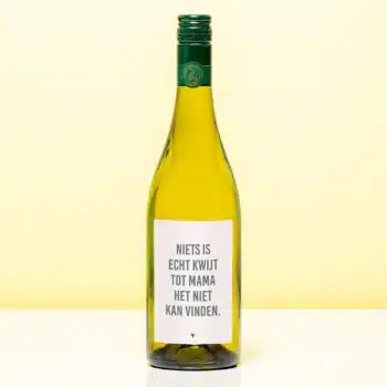 Wijnfles Niets kwijt - Wit (Sauvignon Blanc)