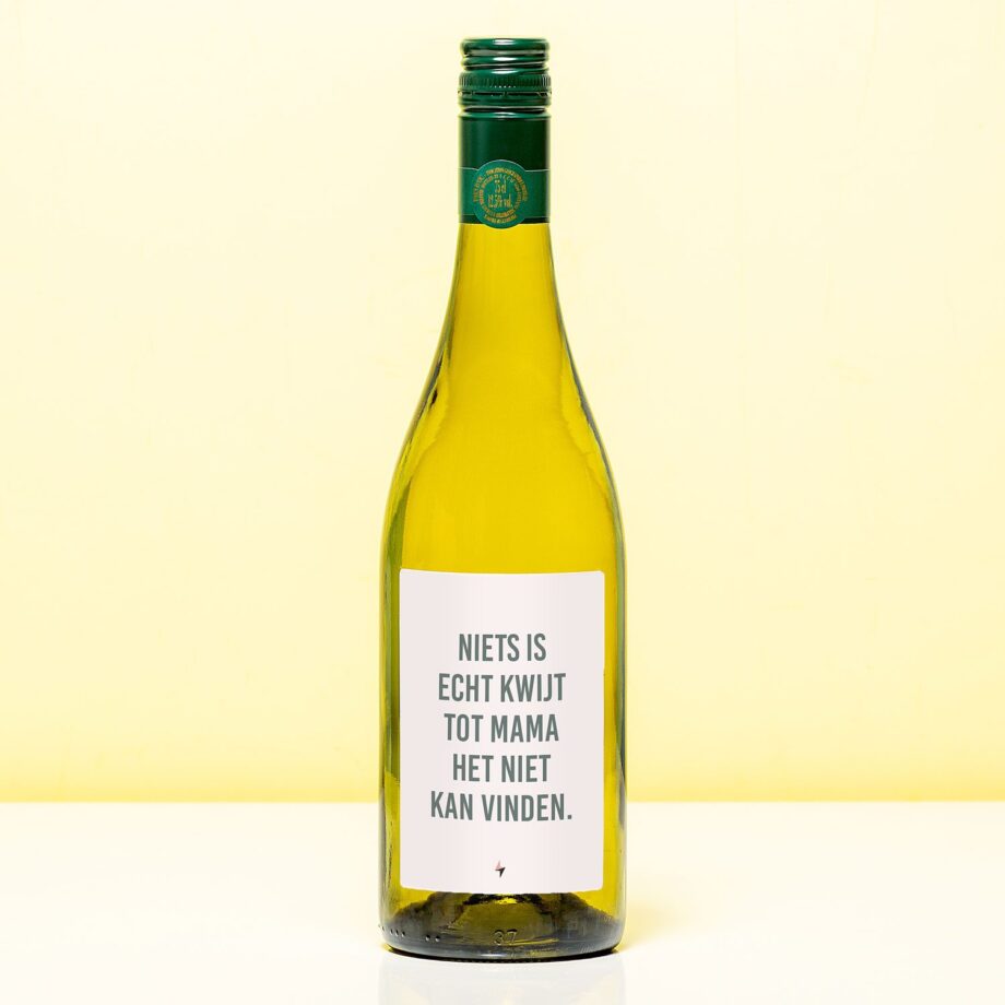 Wijnfles Niets kwijt