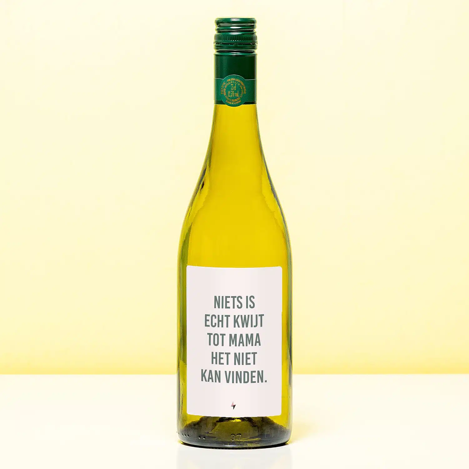 Wijnfles Niets kwijt