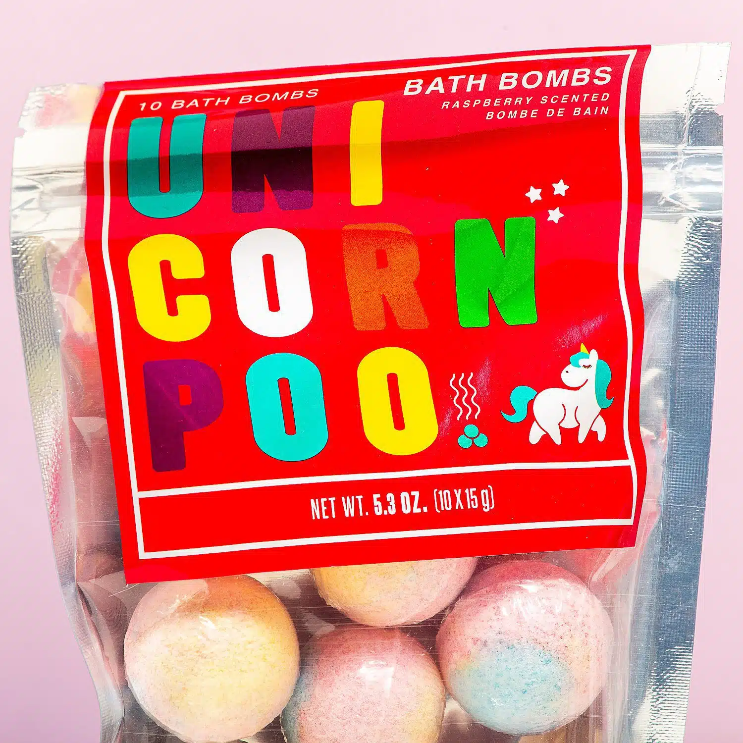 Eenhoorn poep bruisballen