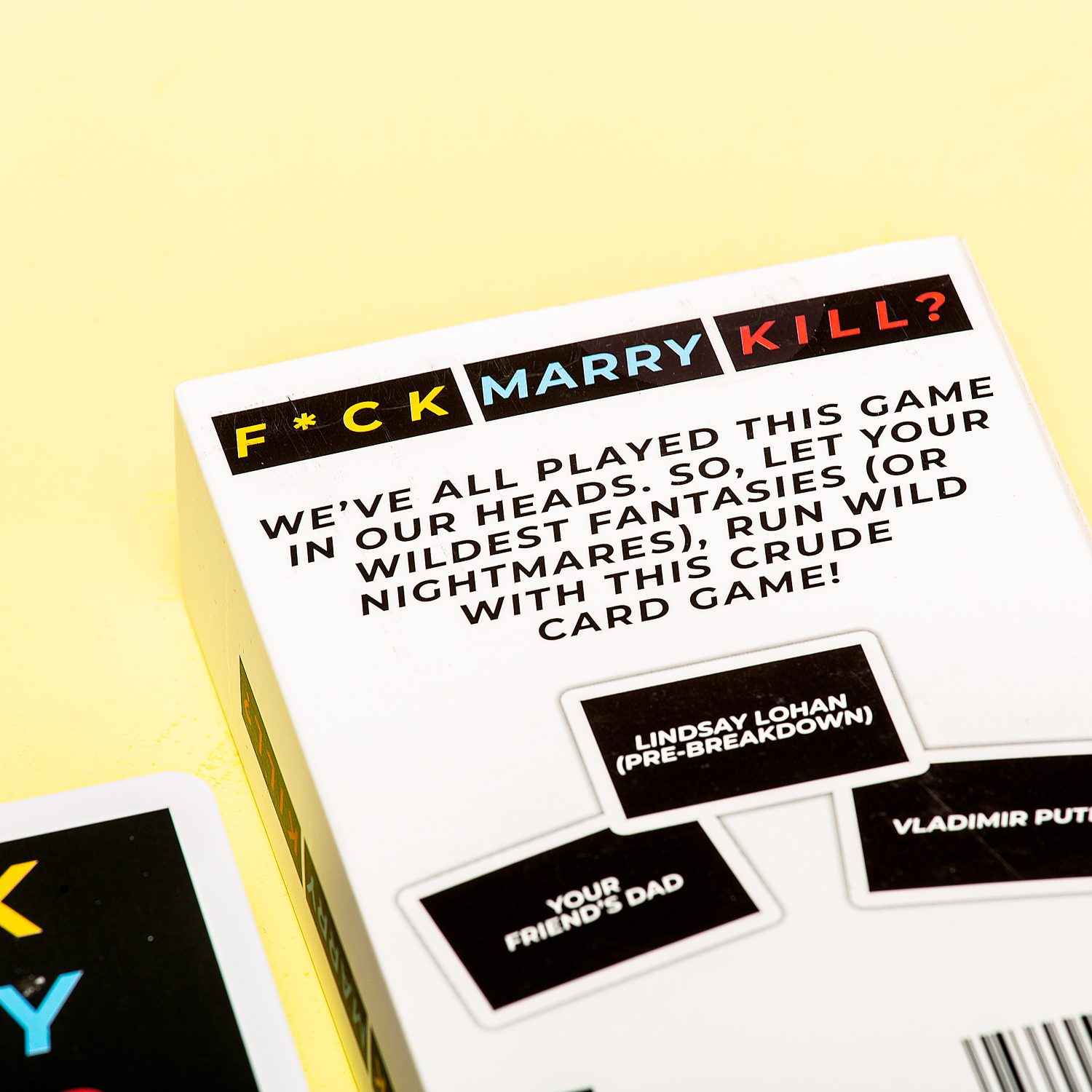 F*ck, Marry, Kill? Adult Card Game - Unique Games - Gift Republic —  Perpetual Kid