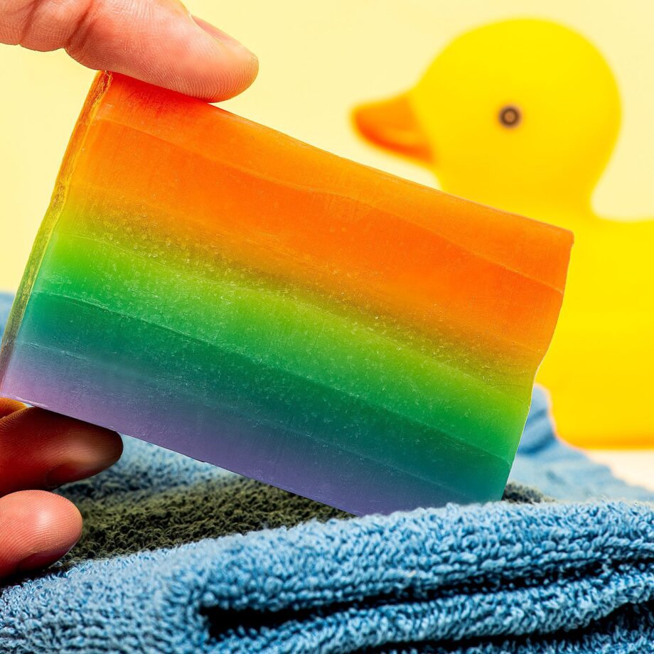 Regenboog handzeep