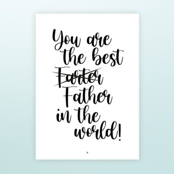 Poster You are the best farter in the world