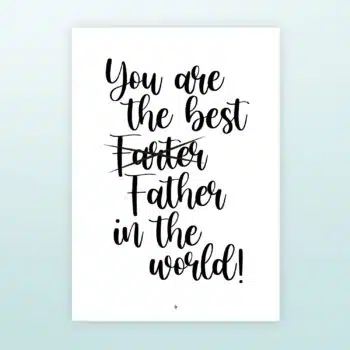 Poster You are the best farter in the world