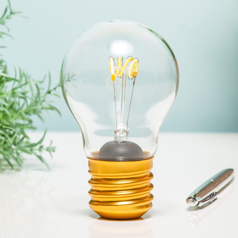 Oplaadbare LED filament lamp