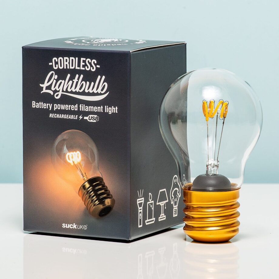 Oplaadbare LED filament lamp