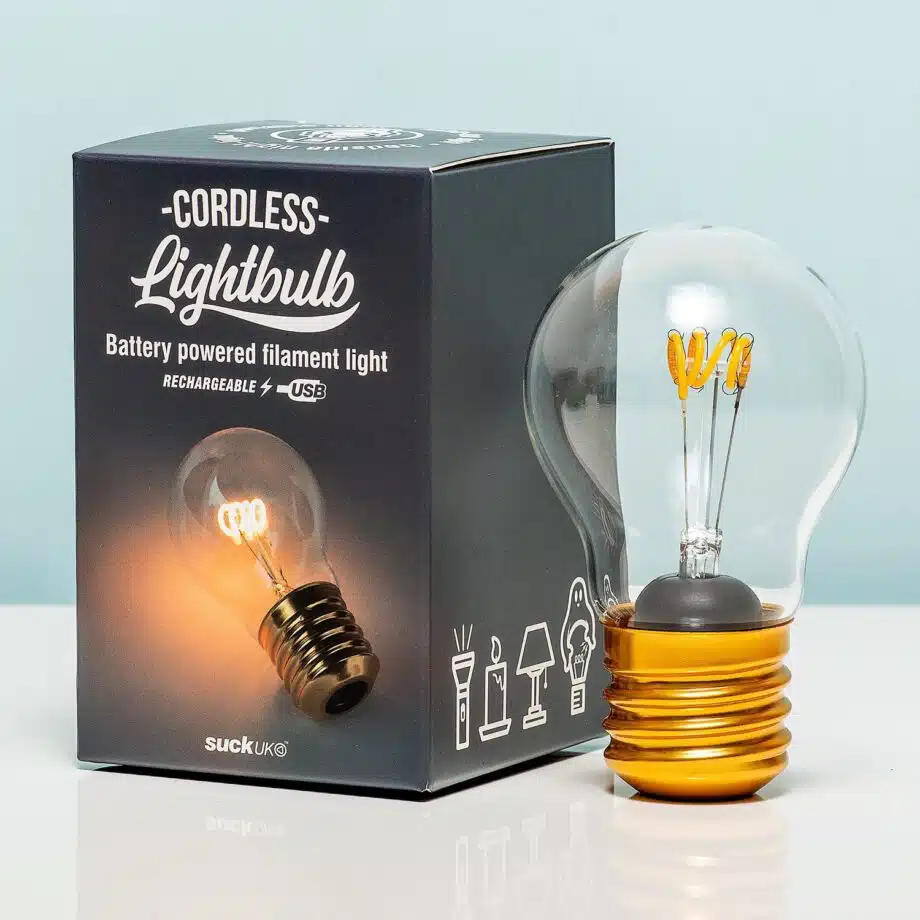 Oplaadbare LED filament lamp