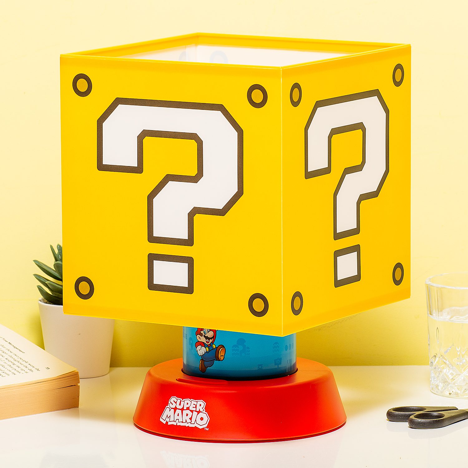 Nintendo Super Mario Question Block Lamp Nintendo Super Mario Question Block Lamp