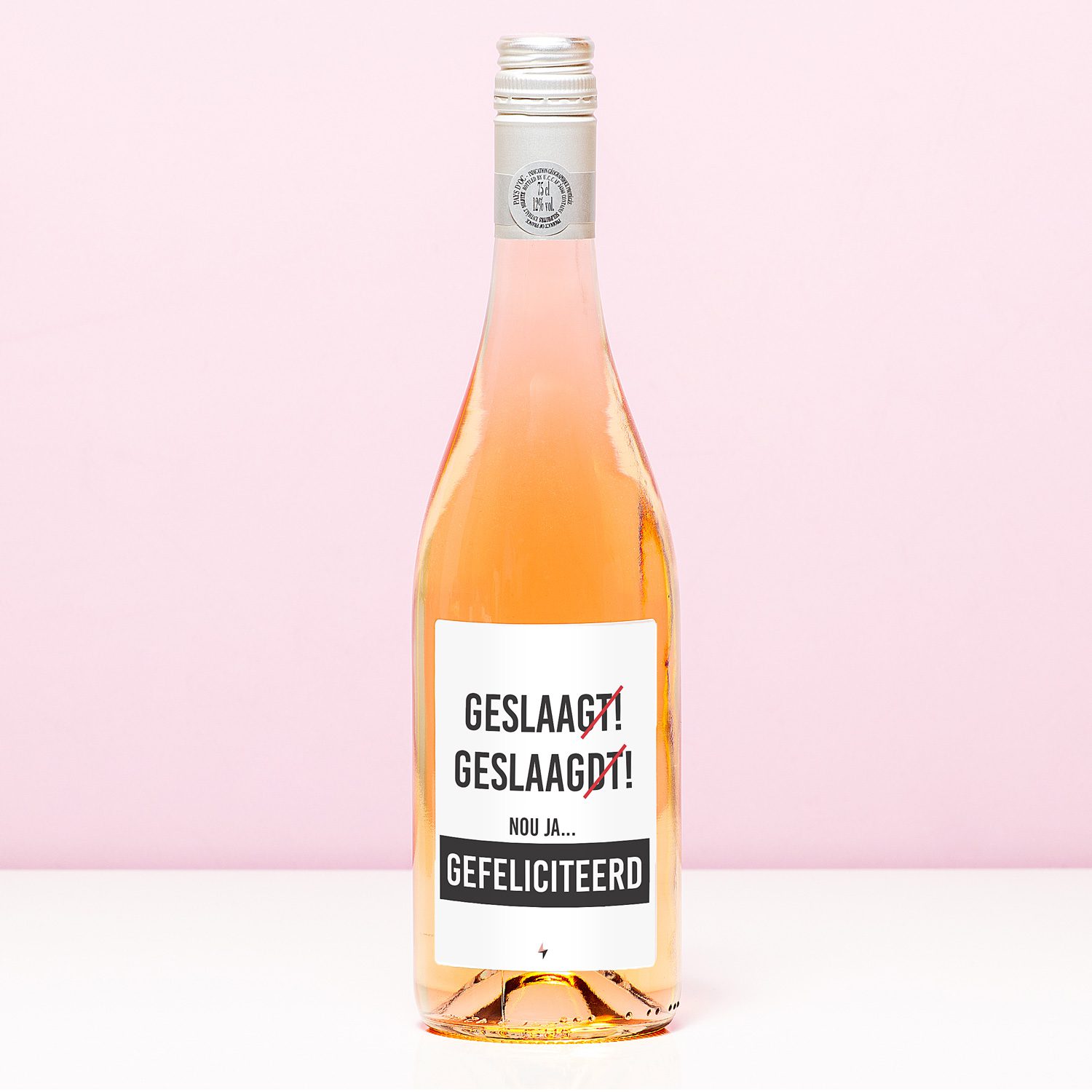 Wijnfles Geslaagdt - Rosé (Blush Rosé)