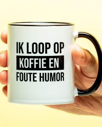 Mok Koffie en foute humor