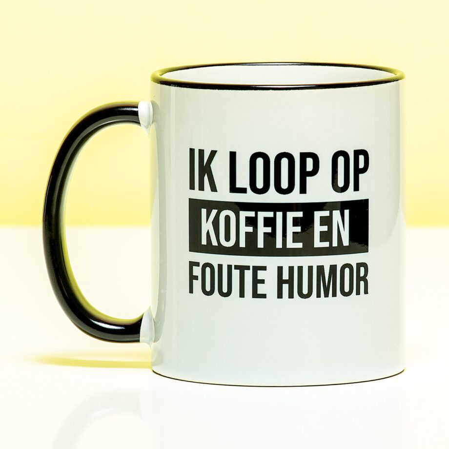 Mok Koffie en foute humor