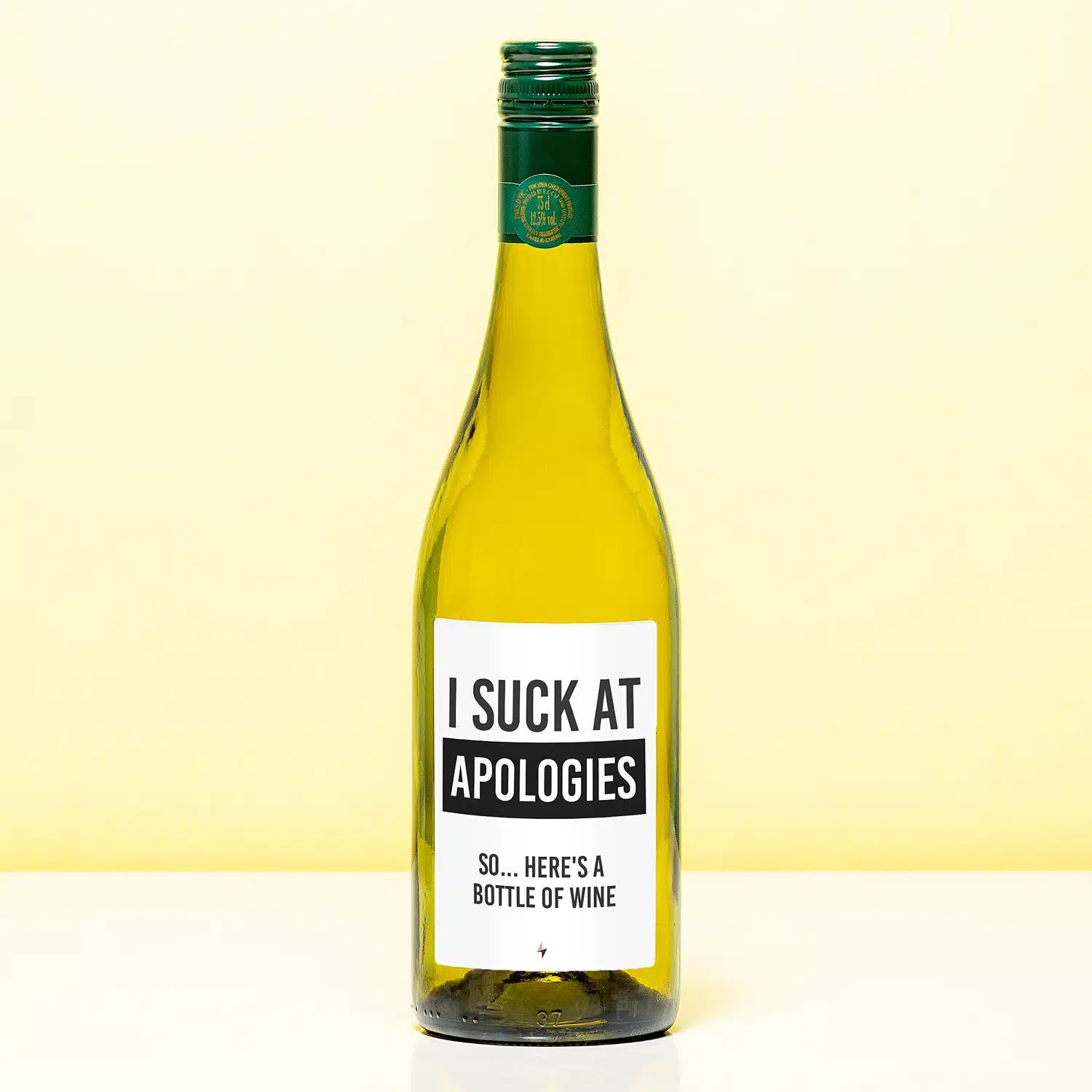 Wijnfles I suck at apologies