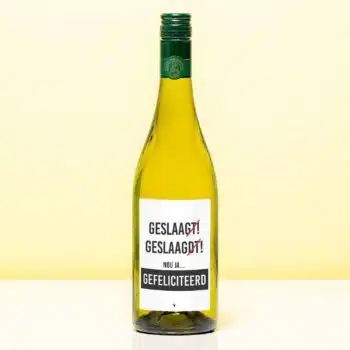 Wijnfles Geslaagdt - Wit (Sauvignon Blanc)