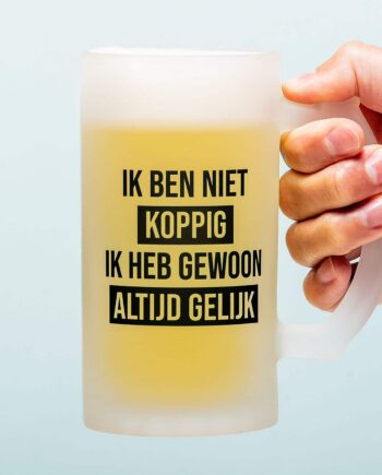Bierpul Ik ben niet koppig