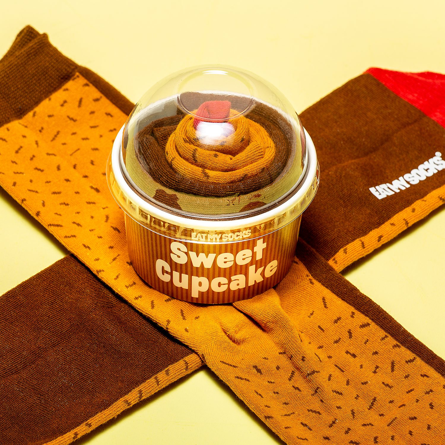 Sweet Cupcake Sokken - Chocolade