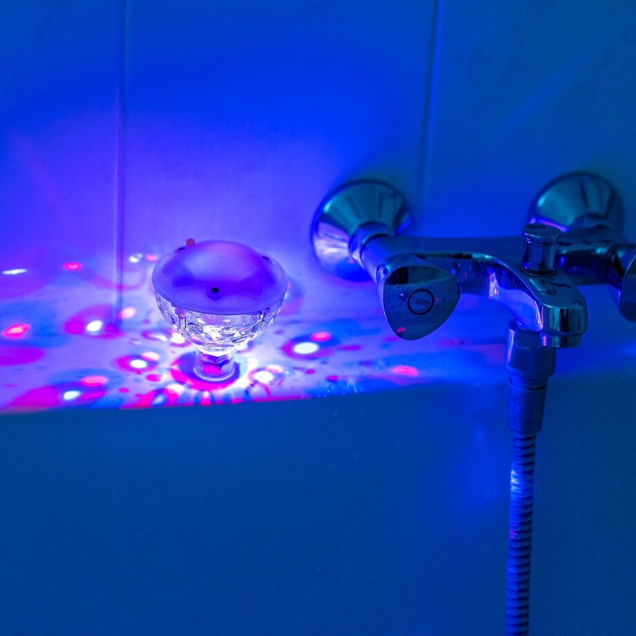 Onderwater lichtshow