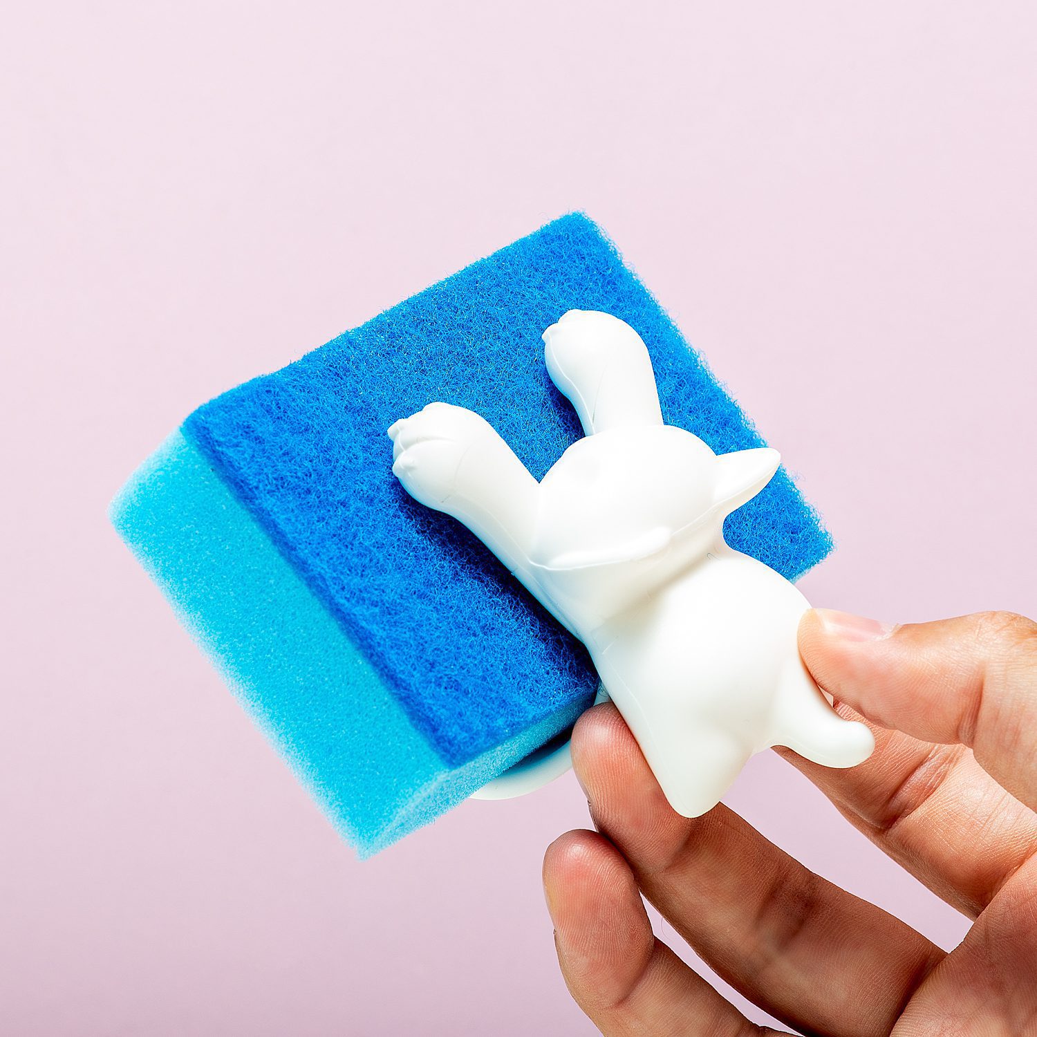 Scrubby Sponshouder - Wit
