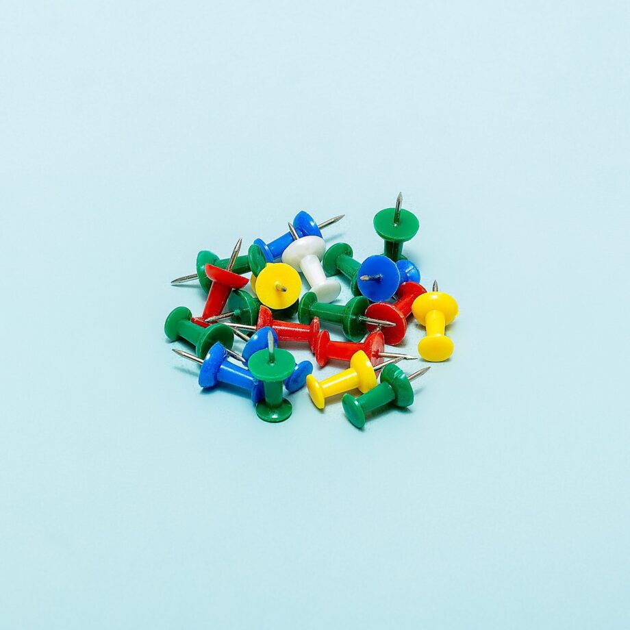 Zelfklevende hexagon prikborden (set van 5)
